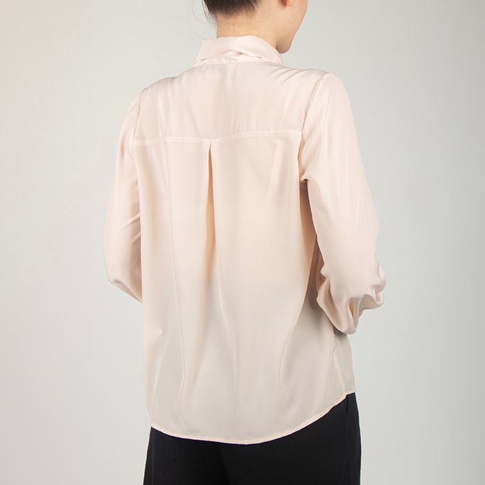 بلوز رگولار فیت-زنانه-16261137-کرم-L