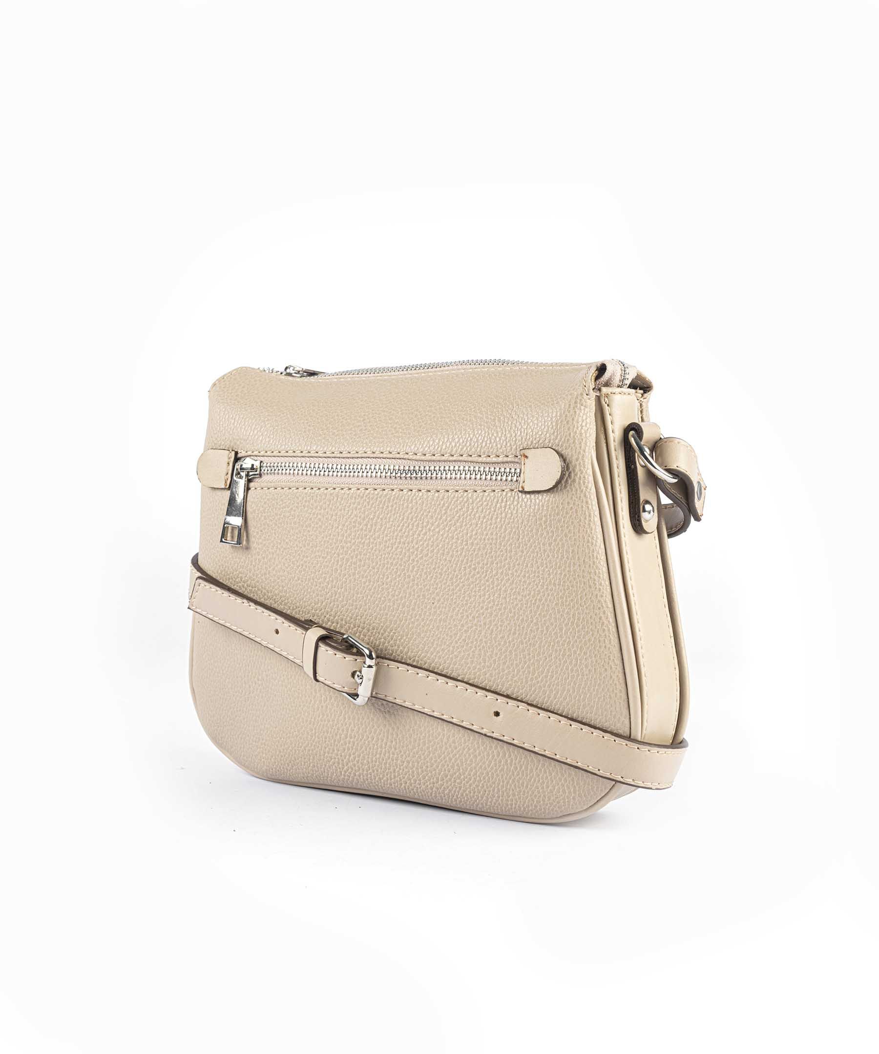 کیف کژوآل چرم-زنانه-17241194-کرم-F