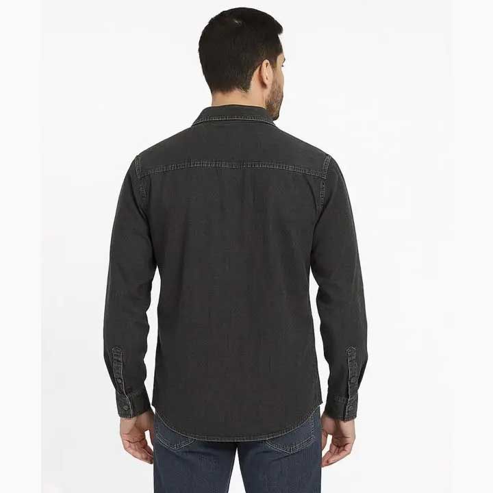 پیراهن رگولار فیت جین-مردانه-62242414-طوسی-XL