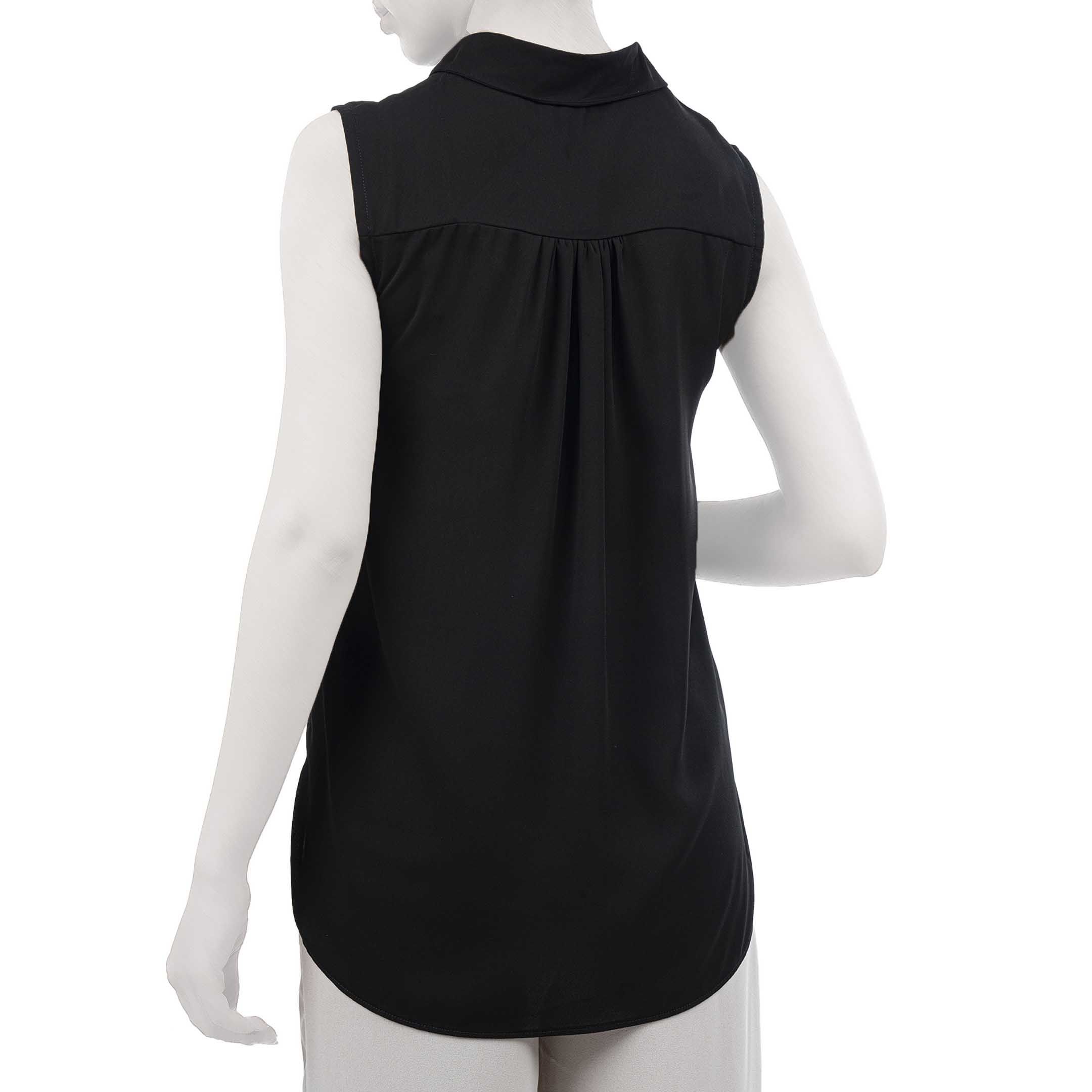 بلوز حلقه ای رگولارفیت-زنانه-15251617-مشکی-S