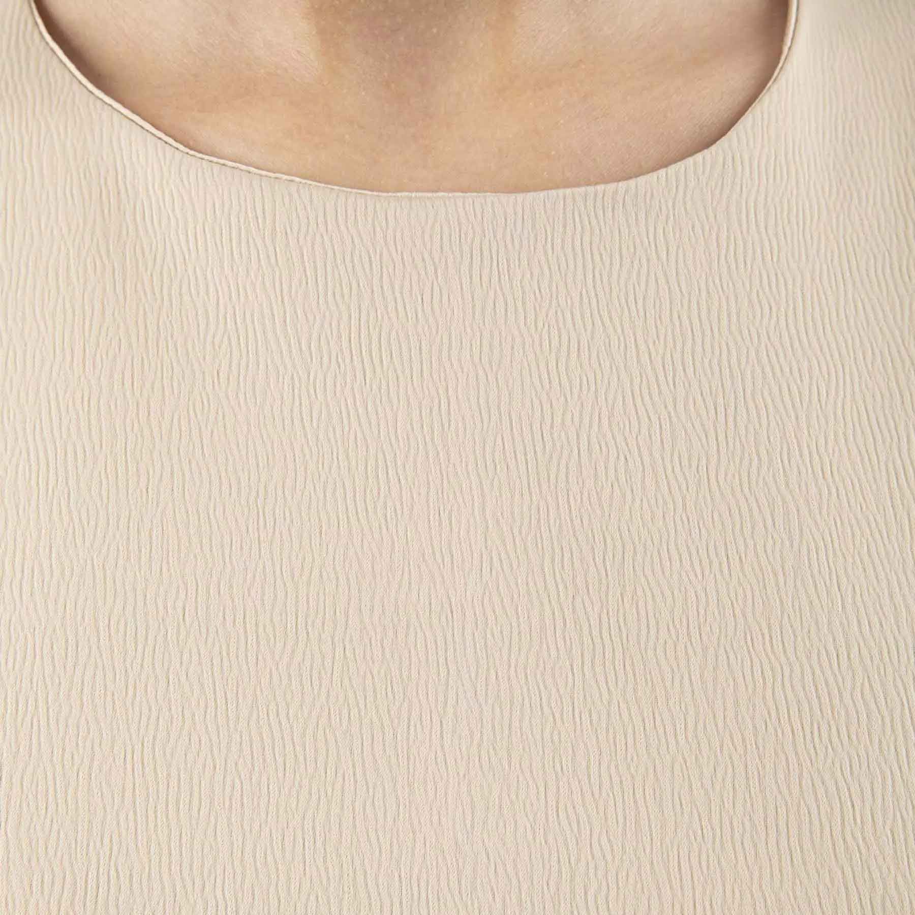 تاپ رگولار فیت-زنانه-16241173-کرم-XL back