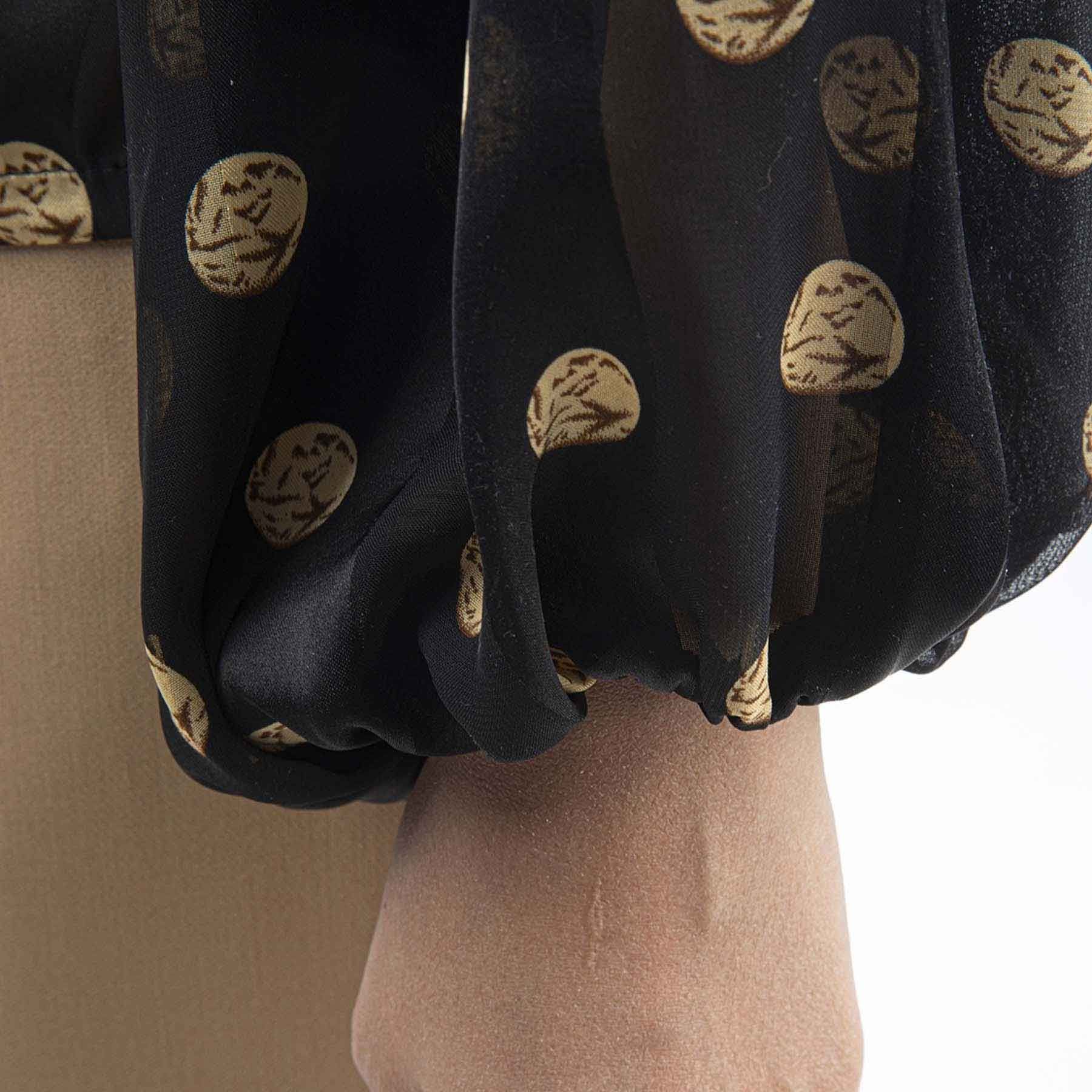 بلوز اورسایز-زنانه-16241206-مشکی/طلائی-M back