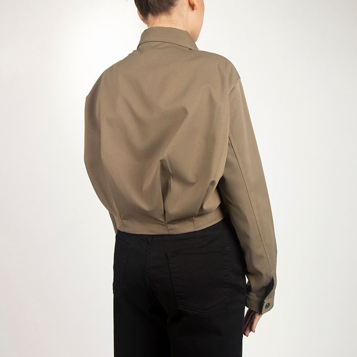 بامیرجکت اورسایز-زنانه-16251344-سبز ارتشی-XL