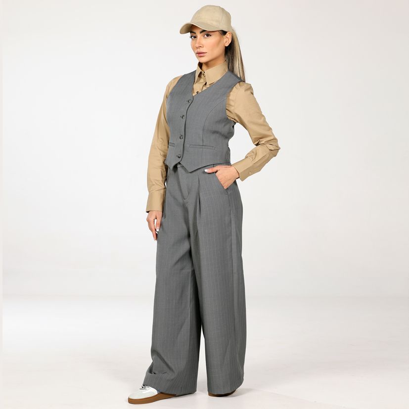وست رگولار فیت-زنانه-15251175-طوسی-XL