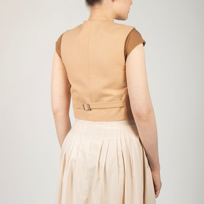 وست رگولار فیت-زنانه-58261177-نسکافه ای روشن-S back
