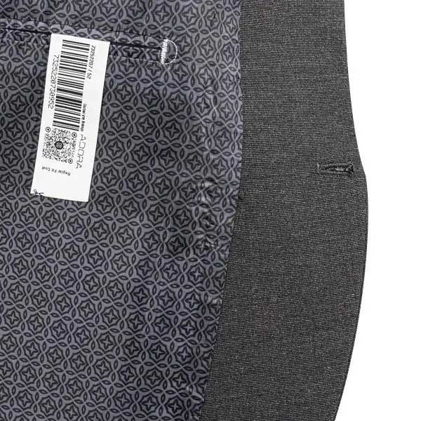 کت رگولار فیت-مردانه-73252207-ذغالی ملانژ-48 back
