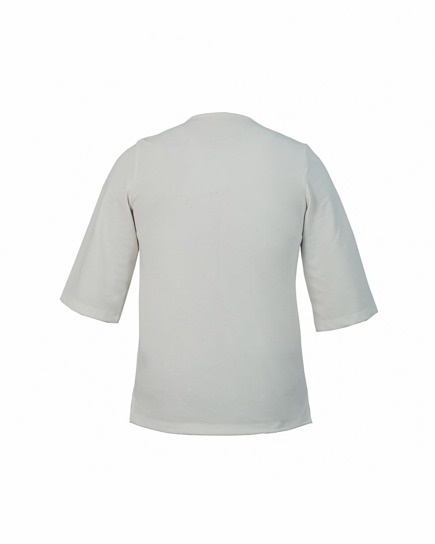 تیشرت رگولار فیت-زنانه-15241117-کرم-S back