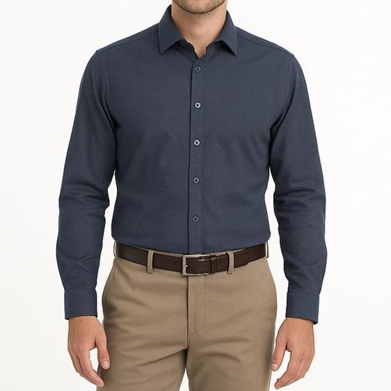پیراهن رگولار فیت-مردانه-15242490-آبی سلطنتی-XL