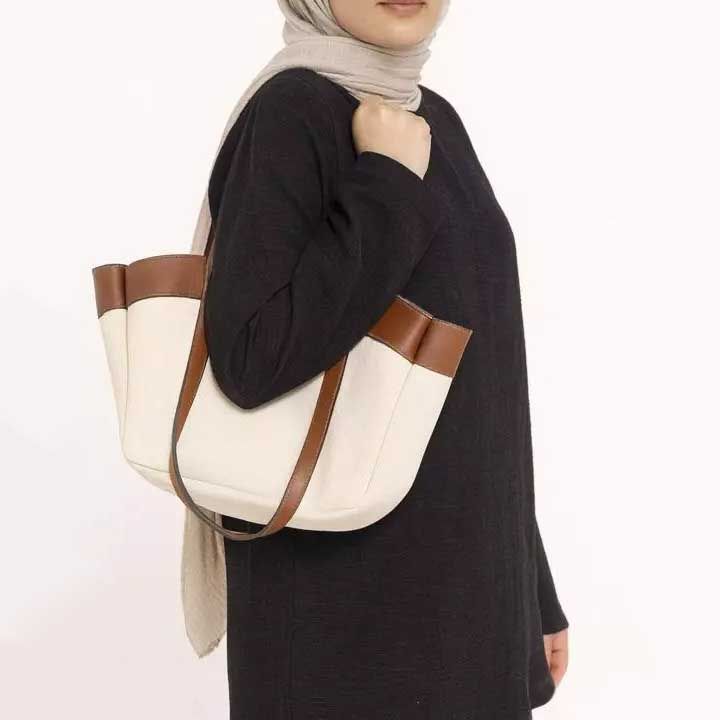 کیف کژوآل چرم-زنانه-17251780-حنایی روشن-F back