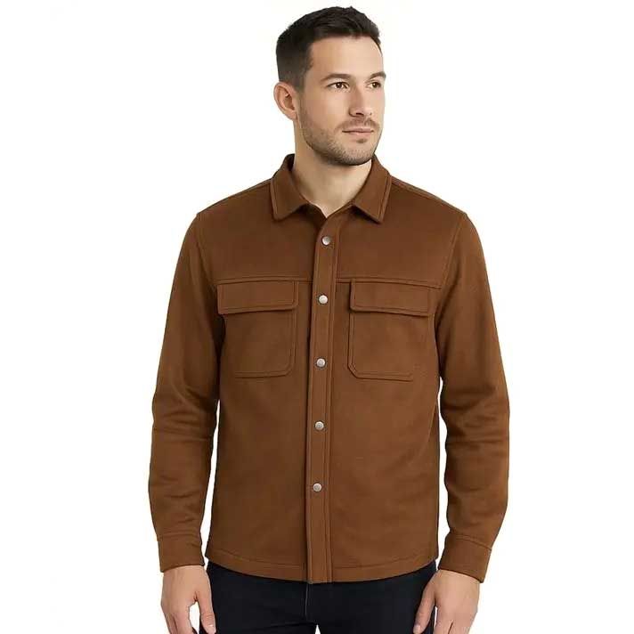 اورشرت رگولارفیت-مردانه-62242486-آجری-XL
