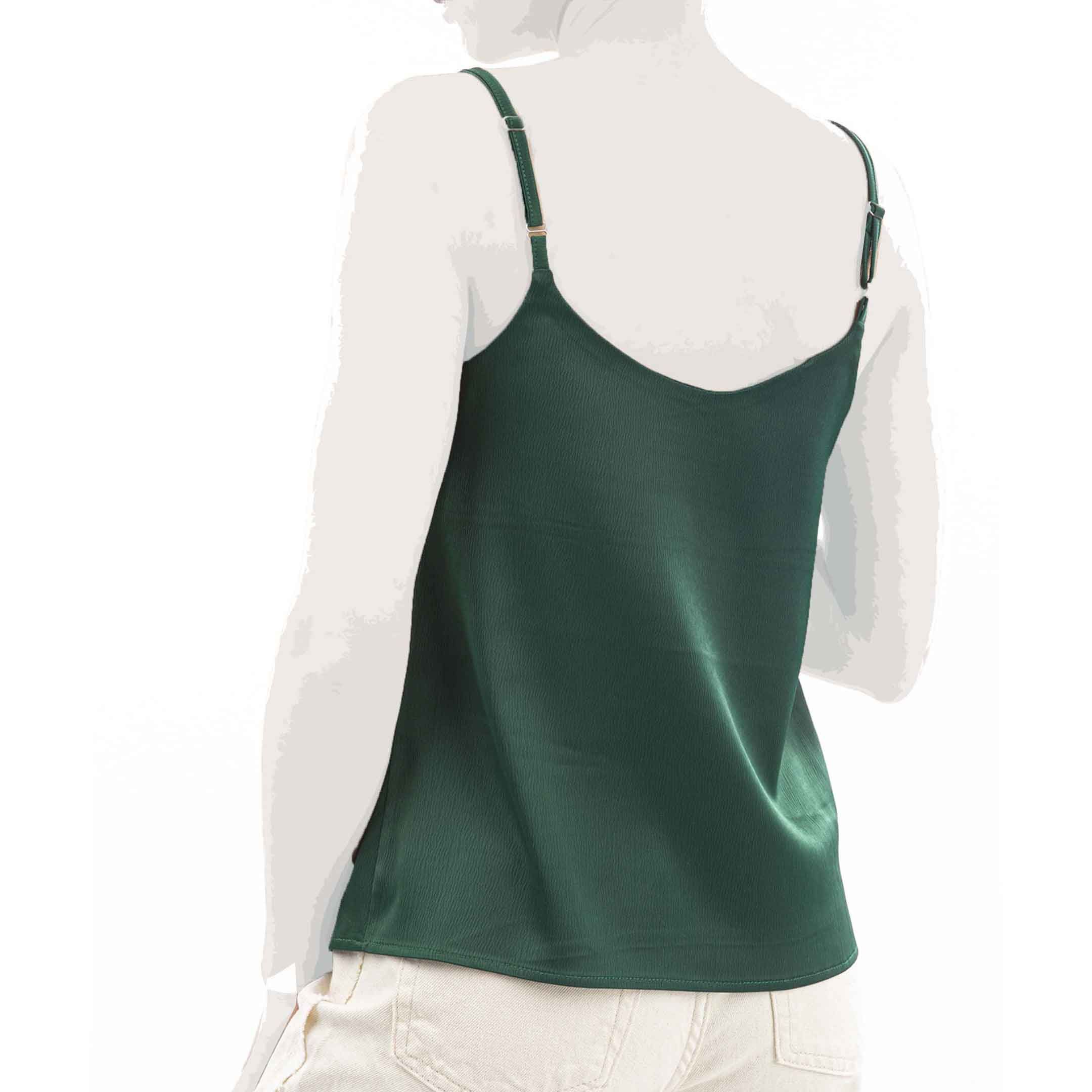 تاپ رگولار فیت-زنانه-16241174-سبز تیره-M back