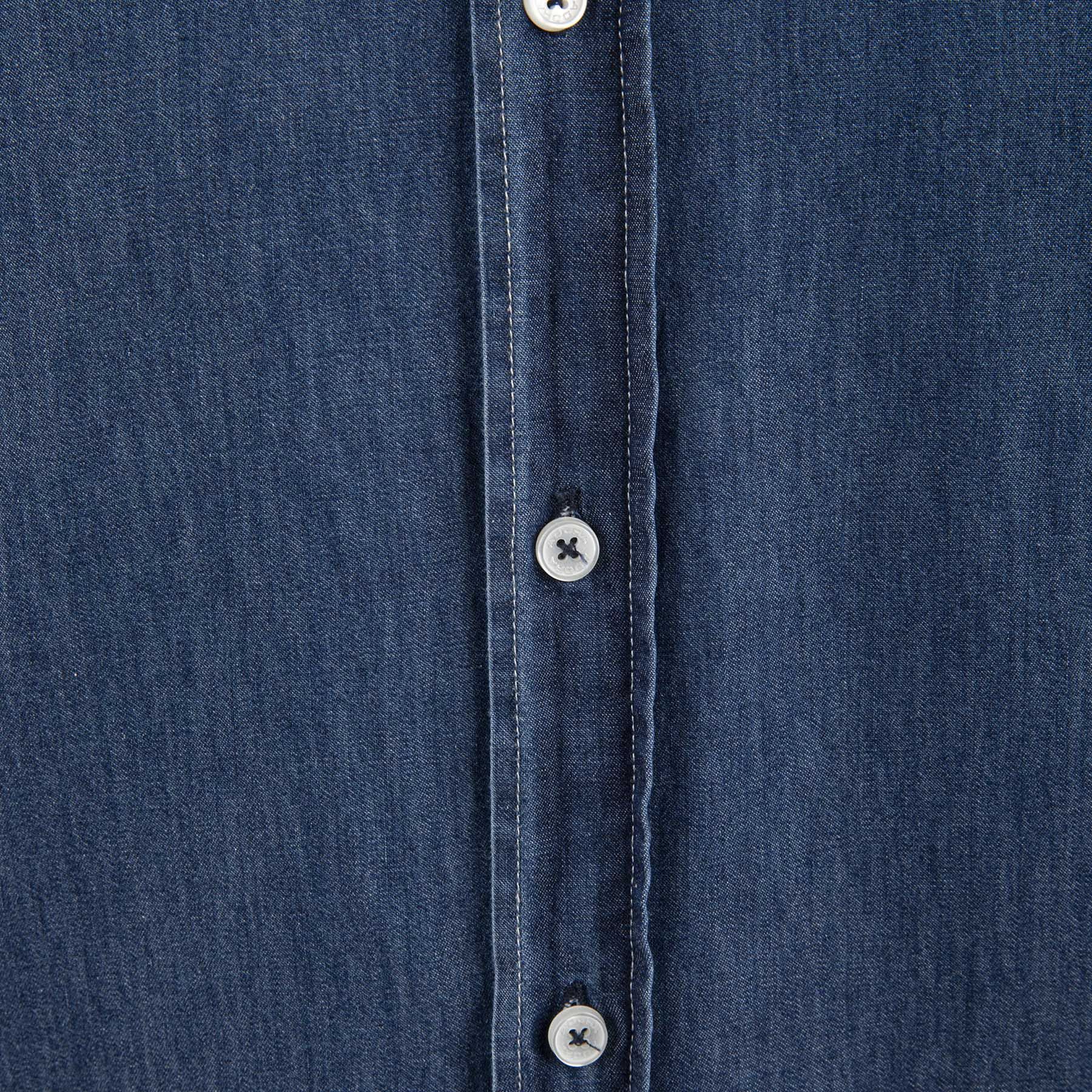 پیراهن رگولار فیت جین-مردانه-15242103-آبی متوسط-XL back