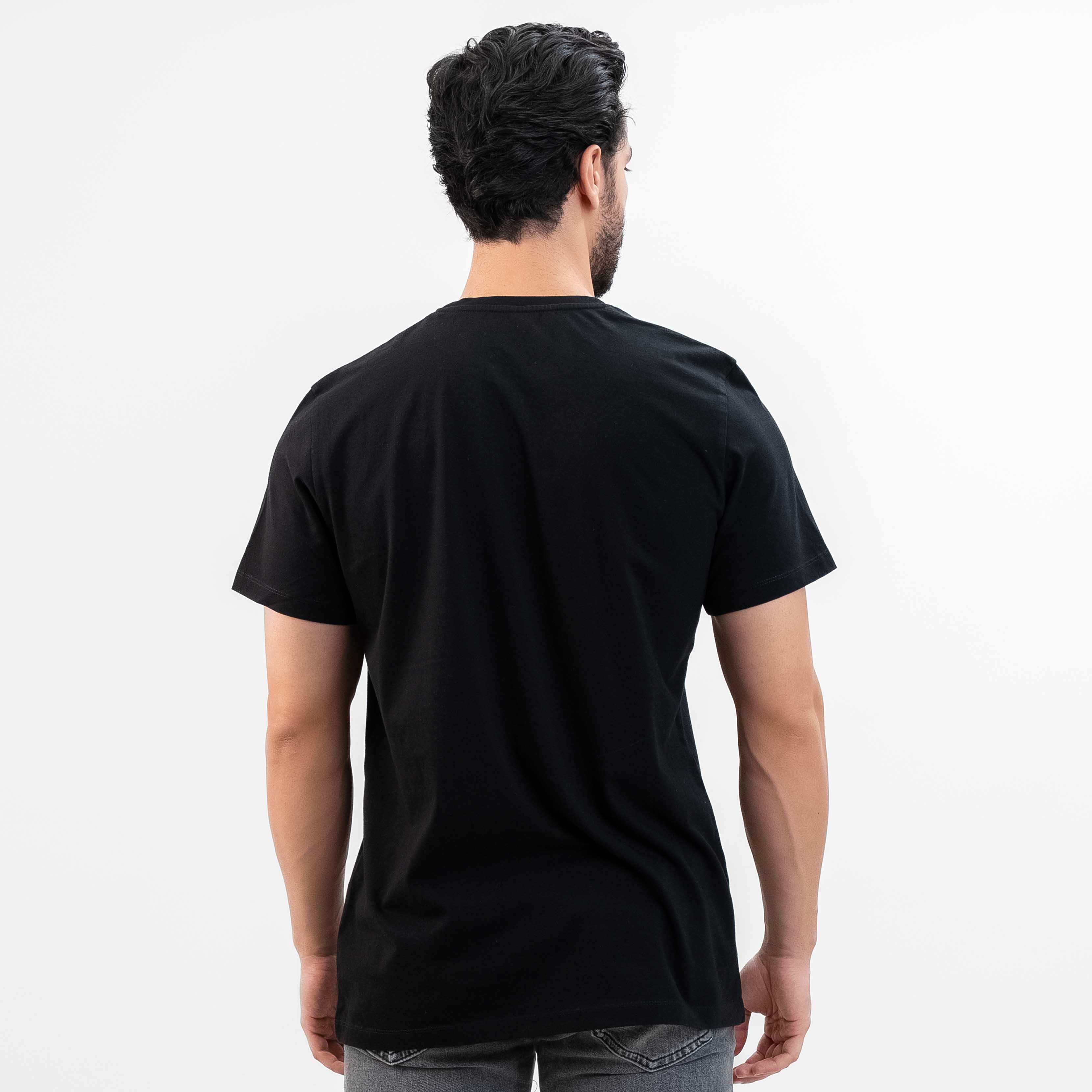 تیشرت بیسیک رگولارفیت-مردانه-15252252-مشکی-S