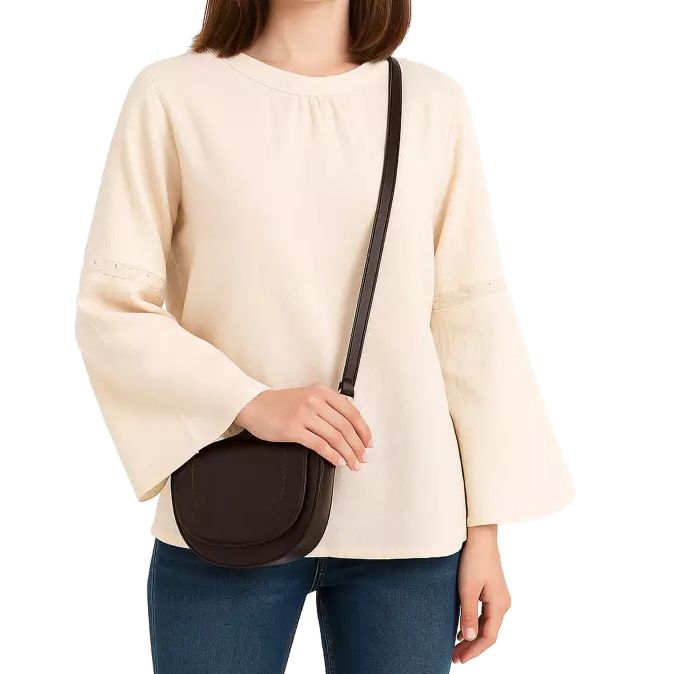 کیف کژوآل چرم-زنانه-17251783-قهوه ای-F back