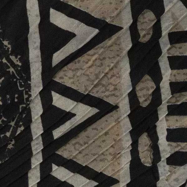 شال طرح هندسی-زنانه-39251767-مشکی/کرم 7-F back