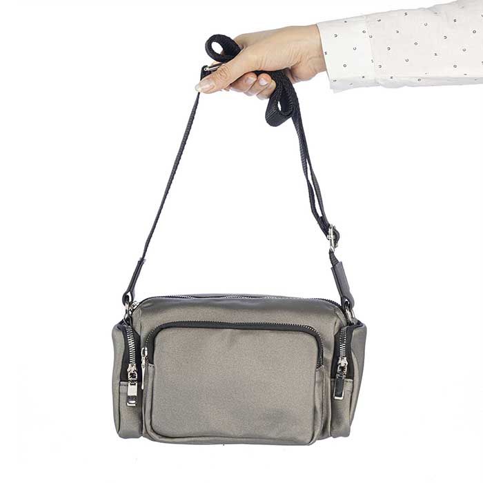 کیف کژوآل چرم-زنانه-17241197-طوسی-F